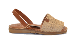 ALMAGRO MINORCHINA IN PELLE TRENZA JUTA NATURAL